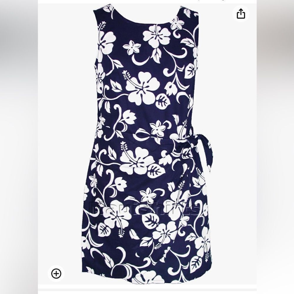 Shannon Marie Hawaiian Floral Wrap Dress